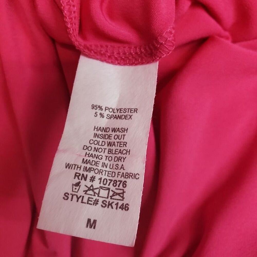 Sun Kim Sleeveless Pink Asymmetrical Scoop-Neck Dress New Size M Easy Casual - Picture 7 of 9